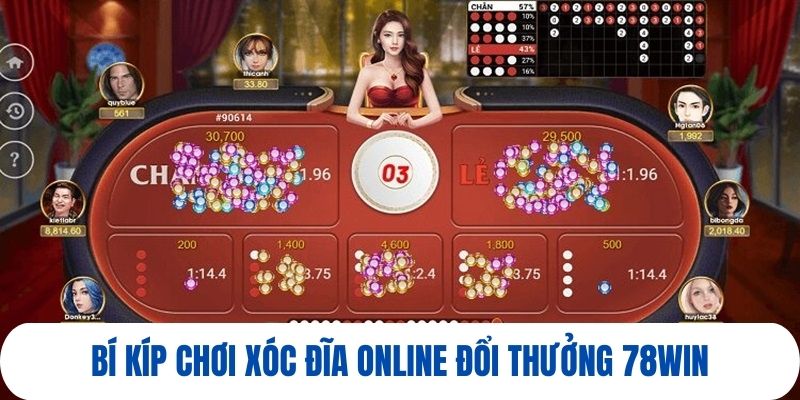 Bí quyết chơi xóc đĩa online 78Win luôn thắng